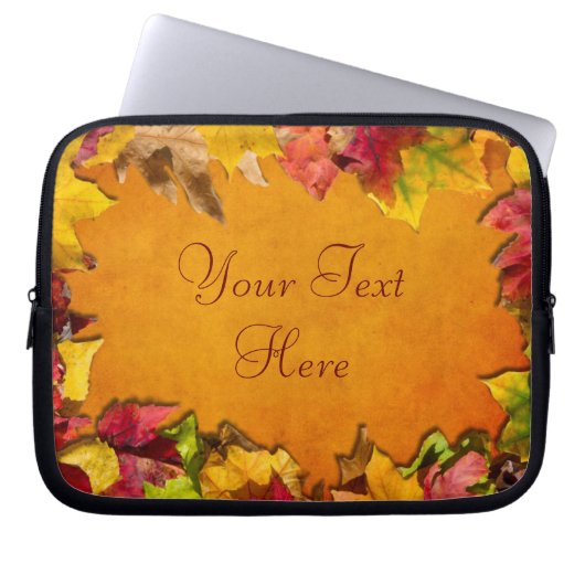 Herbstunterschiede 1 laptopschutzhülle (Vorderseite)
