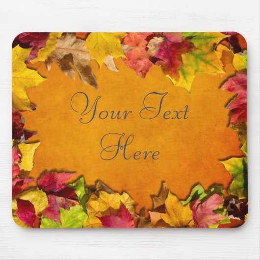 Herbstunterschiede 1 mousepad (Vorne)