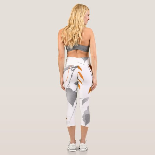 Herbstunterschiede 2 capri leggings (Rückseite)