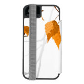 Herbstunterschiede 2 incipio iPhone Geldbeutel-Hülle (Folio Rückseite)