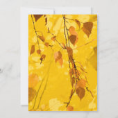 Herbstunterschiede 3 dankeskarte (Rückseite)