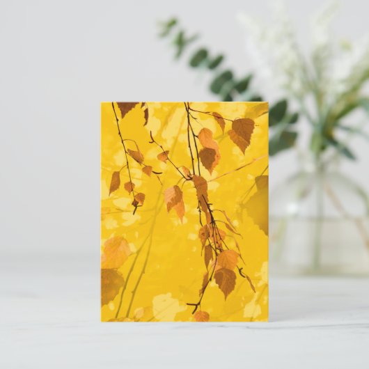 Herbstunterschiede 3 postkarte (Stehend Vorderseite)