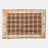 Herbstunterschiede auf Kariert Geschirrtuch (Horizontal)