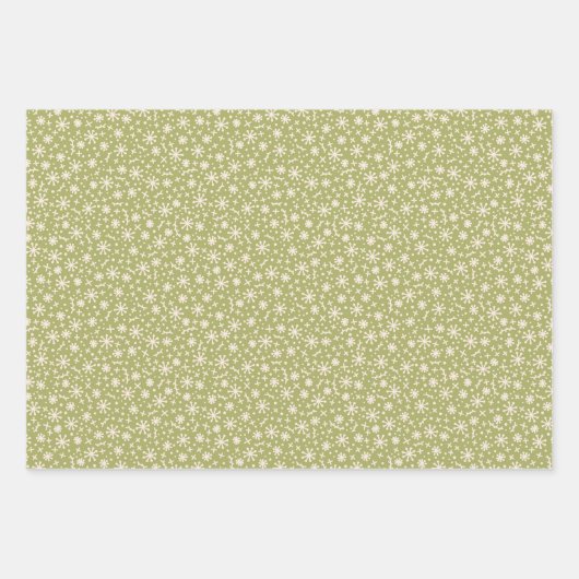 Herbstunterschiede in Rosa und Grün Geschenkpapier Set (Vorderseite 2)