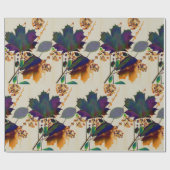 Herbstunterschiede in Royal Colors Geschenkpapier (Flach)