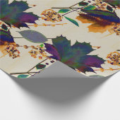 Herbstunterschiede in Royal Colors Geschenkpapier (Ecke)