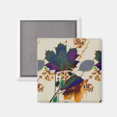 Herbstunterschiede in Royal Colors Magnet (Vorderseite/Rückseite)