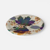 Herbstunterschiede in Royal Colors Pappteller (Schrägansicht)