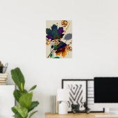 Herbstunterschiede in Royal Colors Poster (Heimbüro)