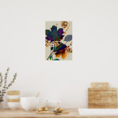 Herbstunterschiede in Royal Colors Poster (Küche)