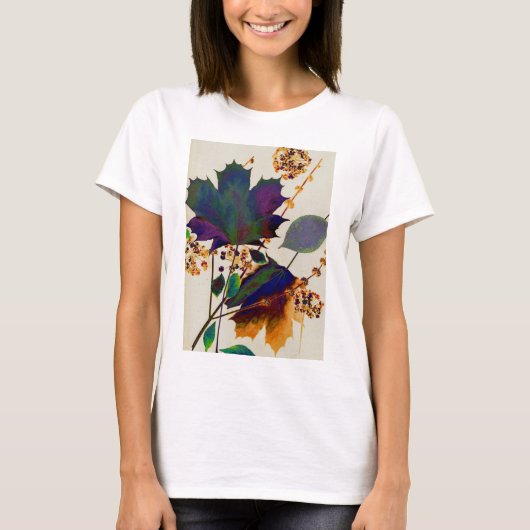 Herbstunterschiede in Royal Colors T-Shirt (Vorderseite)