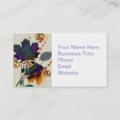 Herbstunterschiede in Royal Colors Visitenkarte (Vorderseite)