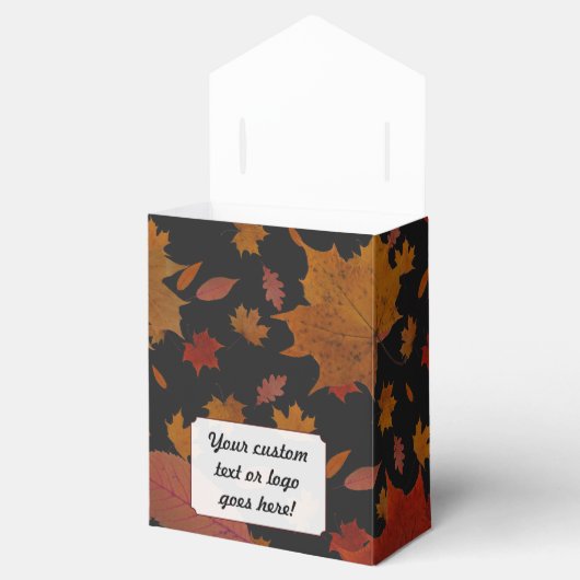 Herbstunterschiede mit benutzerdefinierter schwarz geschenkschachtel (Geöffnet)