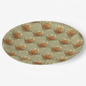 Herbstunterschiede mit Sternen Pappteller (Schrägansicht)