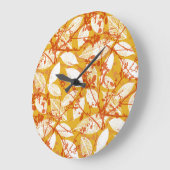 Herbstunterschiede: Vintage Wiederholung Große Wanduhr (Winkel)