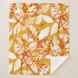 Herbstunterschiede: Vintage Wiederholung Sherpadecke