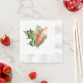Herbsturlaub fällt Saison Serviette (Beispiel)