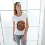 Herbsturlaub Mandala T - Shirt 2025 - künstlerisch