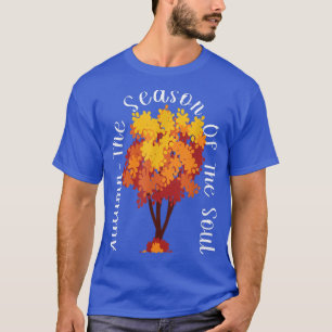 Herbsturlaub Saison des Souls Fall Tree Leaf T-Shirt