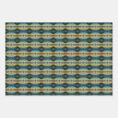 Herbstveränderung Farben Leaf Kunst, gelb braun gr Geschenkpapier Set (Vorderseite)