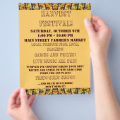 Herbstveranstaltung - Alle Texte können geändert w Flyer (Hand)