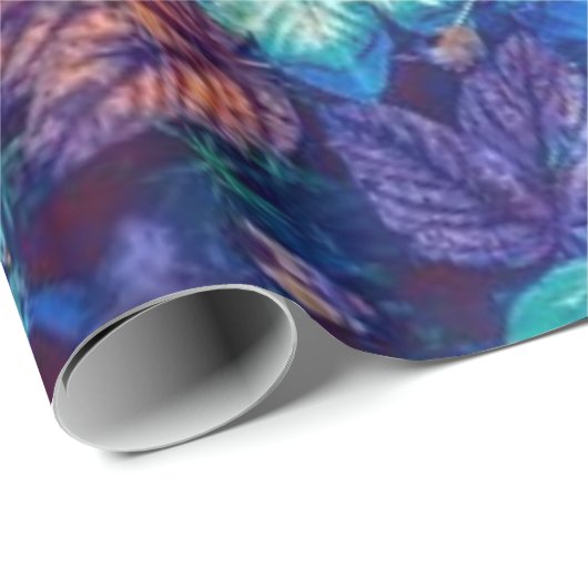 Herbstverfall der Blätter Geschenkpapier (Rolleneckpunkt)