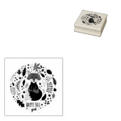 Herbstverfallfox-Briefmarke Gummistempel (Stempel)