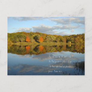 Herbstvergnügen Postkarte