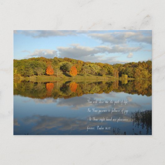 Herbstvergnügen Postkarte (Vorderseite)