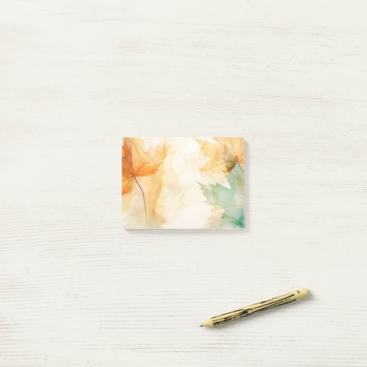 Herbstverlässe Post it Notes Post-it Klebezettel (Auf Schreibtisch)