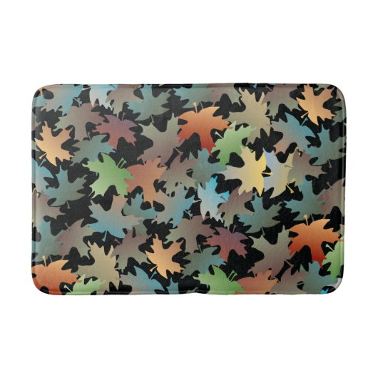 Herbstverlässt Bath Mat Badematte (Vorderseite)
