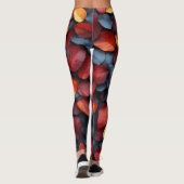Herbstverlässt Leggings (Rückseite)