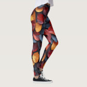 Herbstverlässt Leggings (Rechts)