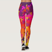 Herbstverlässt Leggings (Rückseite)