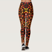 Herbstverlässt Leggings (Rückseite)
