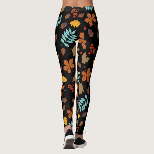 Herbstverlässt Leggings (Rückseite)