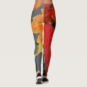 Herbstverlässt Leggings (Rückseite)