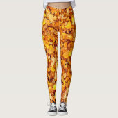 Herbstverlässt Leggings (Vorderseite)
