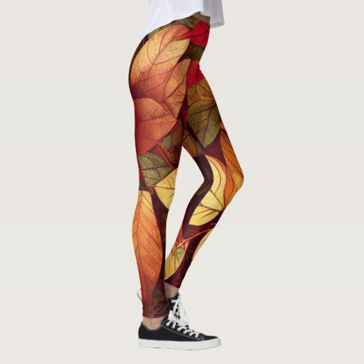 Herbstverlässt Leggings (Rechts)