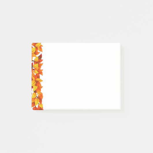 Herbstverlässt Post IT-Notizen Post-it Klebezettel (Vorderseite)
