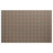 Herbstverlässt Totdruck braun Stoff (Yard (91,4 cm))