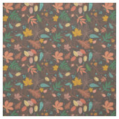 Herbstverlässt Totdruck braun Stoff (Muster)