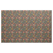 Herbstverlässt Totdruck braun Stoff (Fat Quarter (45,7 x 55,9 cm))