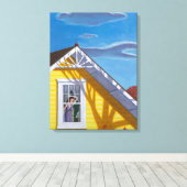 Herbstverläufe 2010 leinwanddruck (Insitu (Holzboden))