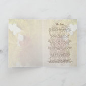 Herbstverläufe, ein Erntedank Karte (Innenseite)