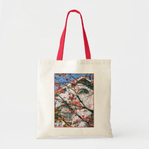"Herbstverläufe mit blauem Himmel" Leinwand Tasche