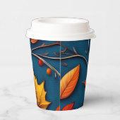 Herbstverläufe und Denim Pappbecher (Rechts)