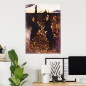 Herbstverläufe von John Everett Millais Poster (Heimbüro)