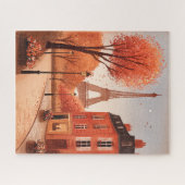 Herbstverluste in Paris Puzzle (Horizontal)