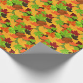 Herbstverlustmuster Geschenkpapier (Ecke)